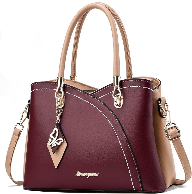 SiMYEER Purses and Handbags Top Handle Satchel Shoulder Bags Messenger Tote Bag for Ladies - Image 1